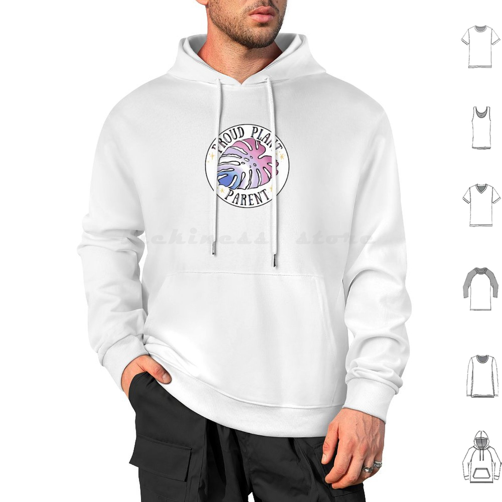 Orgulhoso planta pai hoodies m - Plant Parent Full avaliação e preço